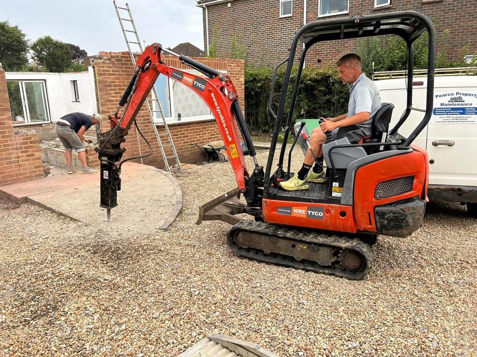 Digger and driver hire Petersfield